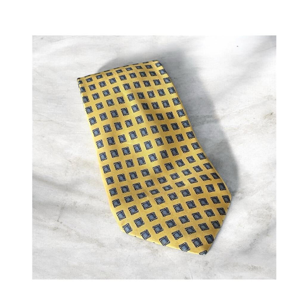 Vintage Silk Zylos Gold George Machado Men’s Tie